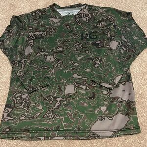Kendall Gray youth camo long sleeve